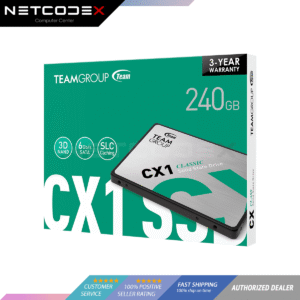 Team Group CX1 2.5" 240GB SATA III 3D NAND Internal Solid State Drive (SSD) T253X5240G0C101