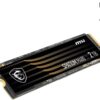 MSI SPATIUM M480 PCIe 4.0 NVMe M.2 2TB Internal SSD PCIe Gen4 NVMe 1.4 3D NAND 1400 TBW (SPATIUM M480 PCIe 4.0 NVMe M.2 2TB) - 3 Year Warranty