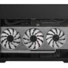 Lian Li A4-H2O Anodized Black PCIe Gen4 small form factor PC desktop case, SFX, SFX-L PSU support - A4-H20 X4 (A4-H20X4) - Black