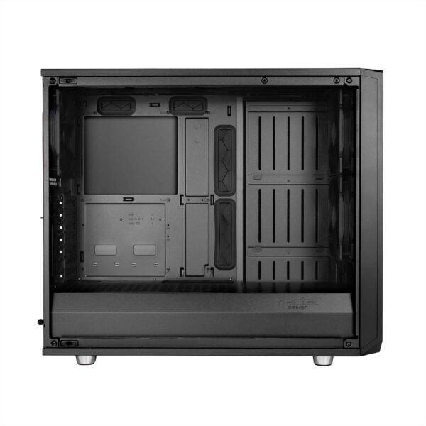 Fractal Design Meshify S2 Black ATX Modular High-Airflow Light Tint Tempered Glass Window Mid Tower Computer Case, Blackout FD-CA-MESH-S2-BKO-TGL