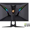 AORUS FI27Q-X 27" 240Hz 1440P HBR3, Adaptive-Sync, FreeSync Premium, G-Sync Compatible, SS IPS Gaming Monitor, Exclusive Built-in ANC, 2560 x 1440, 0.3ms Response Time, HDR, 93% DCI-P3, 1x DisplayPort 1.4, 2x HDMI 2.0, 2x USB 3.0 GP-FI27Q-X-AP