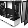 NZXT H510 Flow - CA-H52FW-01 - Compact ATX Mid-Tower PC Gaming Case - Perforated Front Panel - Tempered Glass Side Panel - Cable Management System - Water-Cooling Ready - White