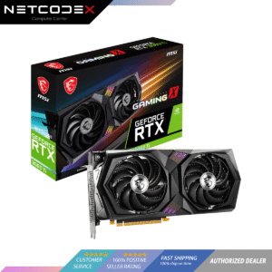 MSI Gaming GeForce RTX 3060 Ti LHR 8GB GDRR6 256-Bit HDMI/DP Nvlink Torx Fan 4 RGB Ampere Architecture OC Graphics Card
