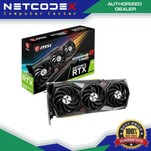 MSI GeForce RTX 3090 DirectX 12 RTX 3090 GAMING X TRIO 24G 24GB 384-Bit GDDR6X PCI Express 4.0 HDCP Ready SLI Support HDMI 2.1 Video Card GeForce Ampere
