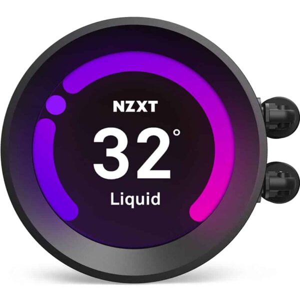 NZXT Kraken Z63 RGB 280mm Black **LGA 1700 bracket included** - RL-KRZ63-R1 - AIO RGB CPU Liquid Cooler - Customizable LCD Display - Improved Pump - Powered by CAM V4 - RGB Connector - AER RGB 2 140mm Radiator Fans (2 Included) LGA1700 Support