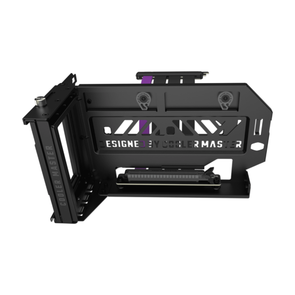 Cooler Master Vertical Graphics Card Holder Kit V3 Gen4 with Premium Riser Cable PCI-E 4.0 x16 - 165mm, Compatibility PCIe 4.0 and Older for E-ATX, ATX, Micro ATX Chassis Gen4 - MCA-U000R-KFVK03