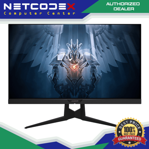 AORUS FI27Q-X 27" 240Hz 1440P HBR3, Adaptive-Sync, FreeSync Premium, G-Sync Compatible, SS IPS Gaming Monitor, Exclusive Built-in ANC, 2560 x 1440, 0.3ms Response Time, HDR, 93% DCI-P3, 1x DisplayPort 1.4, 2x HDMI 2.0, 2x USB 3.0 GP-FI27Q-X-AP