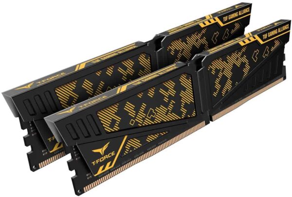TEAMGROUP T-Force Vulcan TUF Gaming Alliance 16GB Kit 3200MHz CL 16 (2x8GB) DDR4 Dram (PC4-25600) Desktop Memory Module Ram 3200 - TLTYD416G3200HC16CDC01