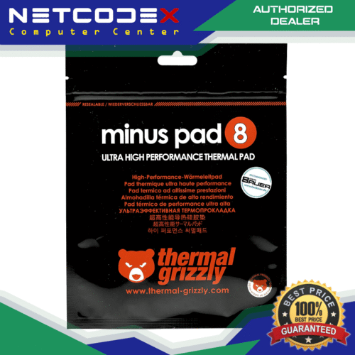 Thermal Grizzly Minus Pad 8 Thermal Pad, 120 × 20 × 1.0 mm TG-MP8-120-20-10-1R