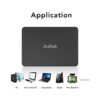 Airdisk 120GB S10 SATA 3 2.5" Internal SSD - 2 years warranty, Up to 550MB/s read, Black, local PH release, AS10X-120GB1G