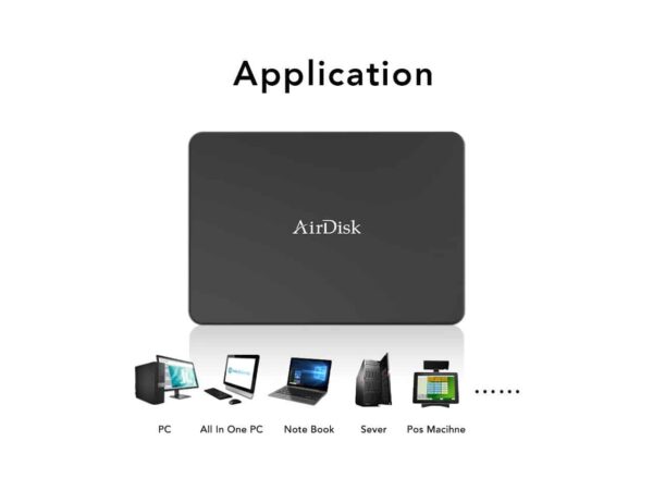 Airdisk 120GB S10 SATA 3 2.5" Internal SSD - 2 years warranty, Up to 550MB/s read, Black, local PH release, AS10X-120GB1G