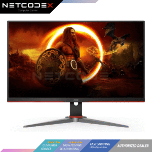 AOC 24G2E 23.8'' 16:9 Full HD 144Hz IPS Gaming Monitor with AMD FreeSync, Black