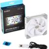 Lian Li Uni Fan SL120 A-RGB White PC Case Fan UF-SL120-1W (No controller included)