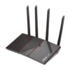 ASUS RT-AX55 AX1800 Dual Band WiFi 6 Gigabit Router, 802.11ax, Lifetime internet security, Parental Control, Mesh WiFi support, MU-MIMO, OFDMA, 4 Gigabit LAN Ports - RT AX 55 AX55