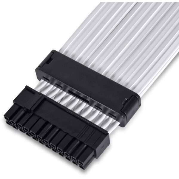 26bf7681717a8ea8236cc2f5f9fc8906.jpg LIAN LI Strimer Plus V2 24 Pin (PW24-PV2) **New for 2022* -Addressable RGB Power Extension Cable (Strimer L-Connect 3.0 Controller Included) - for Motherboard Connector