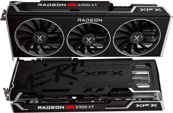 XFX Speedster MERC319 AMD Radeon RX 6900 XT Black Gaming Graphics Card with 16GB GDDR6, HDMI 2,1, 2xDP, USB-C, AMD RDNA 2 6900XT RX-69XTACBD9