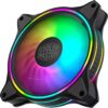 Cooler Master MasterFan MF120 Halo Duo-Ring Addressable RGB Lighting 120mm A-RGB PC Case Fan (MFL-B2DN-18NPA-R1) - 1pc