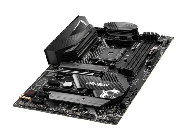 2d55deb1c155d502264356de1dc10d7c.jpg MSI MPG B550 Gaming Carbon WiFi Gaming Motherboard (AMD AM4, DDR4, PCIe 4.0, SATA 6Gb/s, Dual M.2, USB 3.2 Gen 2, HDMI/DP, Wi-Fi 6 AX, ATX, AMD Ryzen 5000 Series Processors)