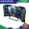 Cooler Master MasterFrame 700 Custom Test Bench/Open-Air ATX PC Case, Panoramic Tempered Glass, Premium Variable Friction Hinges, Built-in VESA Mount
