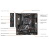 Gigabyte B550M AORUS ELITE AM4 Micro-ATX Motherboard with Pure Digital VRM Solution Dual PCIe 4.0/3.0 M.2 Connectors DDR4 PCIe 4.0 mATX for AMD Ryzen - GA-B550M-AORUS-ELITE