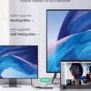 UGREEN USB C Hub 9 in 1 USB Type C HDMI Multiport Adapter Dock with 4K HDMI VGA Gigabit Ethernet PD Charging 3 USB 3.0 Ports SD Card Reader RJ45 Compatible for MacBook Pro Air 2021 2020 2019 2018 Dell XPS CM179 - 40873