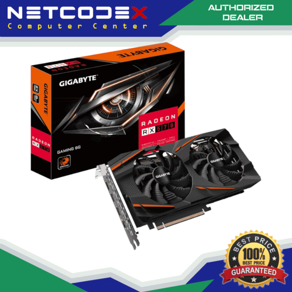 GIGABYTE Radeon RX 570 Gaming 8G DirectX 12 GV-RX570GAMING-8GD 8GB 256-Bit GDDR5 PCI Express 3.0 x16 CrossFireX Support ATX Video Card RX570