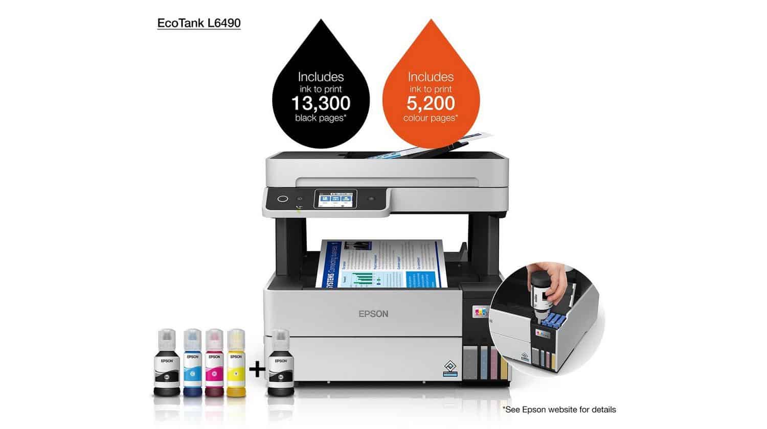 Netcodex.ph Epson EcoTank L6490 Up to 17ipm Economical ink tank