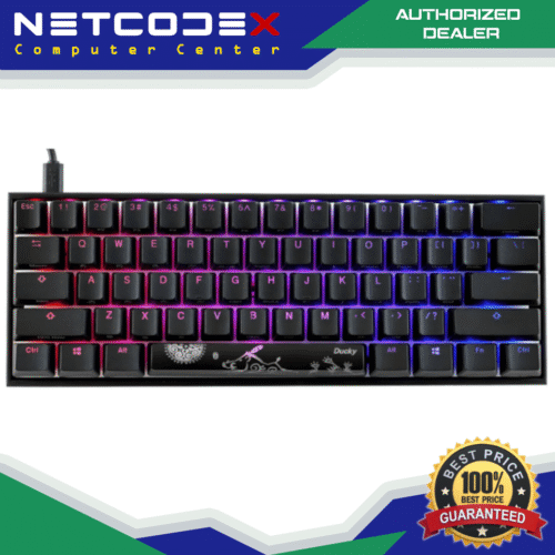 Ducky Mecha Mini Version 2 - Cherry MX Brown Switch - V2 Gaming 60% Mechanical Keyboard - Double Shot PBT  (DKME2061ST-BUSPDAAT1)