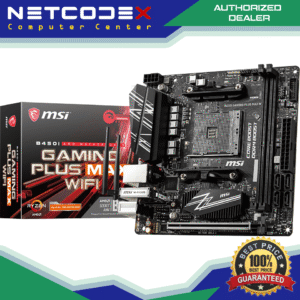 MSI B450I GAMING PLUS MAX WIFI AM4 AMD B450 SATA 6Gb/s Mini ITX AMD Motherboard