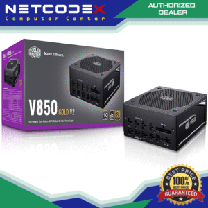 Cooler Master V850 Gold V2 Full Modular 850W 80+ Gold Efficiency Semi-fanless Operation, 16AWG PCIe high-Efficiency Cables -- MPY-850V-AFBAG-US
