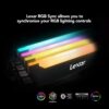 Lexar Hades 16GB Kit (8GBx2) RGB LED Lightning, DDR4 3600 MHz DRAM  1.35v 18-22-22-42 CL 19 Desktop Memory for Gaming -- LD4BU008G-R3600GDLH