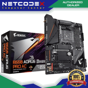 GIGABYTE B550 AORUS PRO AC AM4 AMD B550 ATX Motherboard with Dual M.2, SATA 6Gb/s, USB 3.2 Gen 2, Intel WIFI 802.11ac, 2.5 GbE LAN, PCIe 4.0 AMD 5000 Series Support