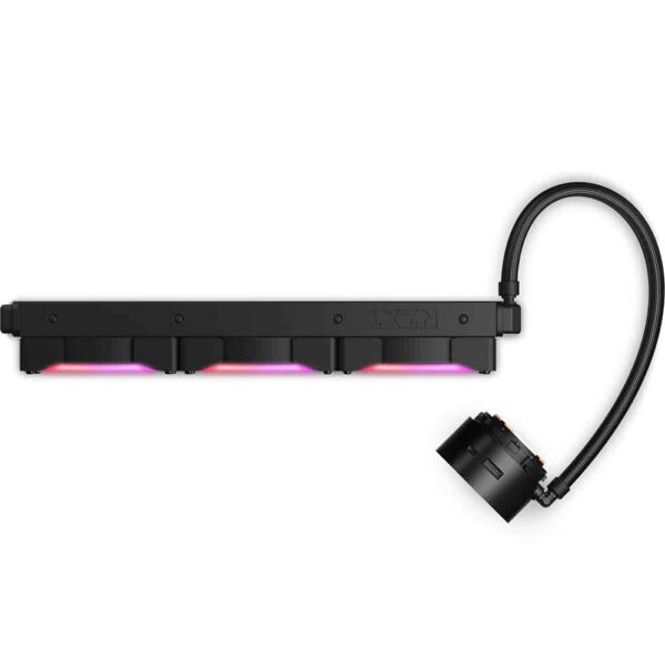 37faa3f4b867775f99fab76d53034adc.jpg NZXT Kraken Z73 RGB 360mm Black **LGA 1700 bracket included** - RL-KRZ73-R1 - AIO RGB CPU Liquid Cooler - Customizable LCD Display - Improved Pump - Powered by CAM V4 - RGB Connector - AER RGB 2 120mm Radiator Fans (3 Included) LGA1700 Support
