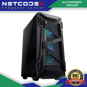 ASUS TUF Gaming GT301 Mid-Tower Compact Case for ATX Motherboards with Honeycomb Front Panel, 120mm Aura Addressable RBG Fans, Headphone Hanger, and 360mm Radiator Support, 2 x USB 3.2