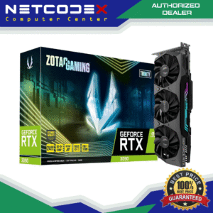 ZOTAC GAMING GeForce RTX 3090 Trinity 24GB GDDR6X 384-bit 19.5 Gbps PCIE 4.0 Gaming Graphics Card, IceStorm 2.0 Advanced Cooling, SPECTRA 2.0 RGB Lighting, ZT-A30900D-10P