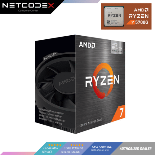 AMD Ryzen 7 5700G - Ryzen 7 5000 G-Series Cezanne (Zen 3) 8-Core 3.8 GHz Socket AM4 65W AMD Radeon Graphics Desktop Processor - 100-100000263BOX