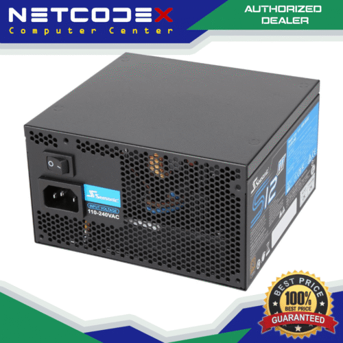 Seasonic S12III 500 SSR-500GB3 500W 80+ Bronze Power Supply, ATX12V & EPS12V, Direct Output, Smart & Silent Fan Control S12 III