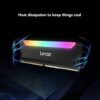 Lexar Hades 16GB Kit (8GBx2) RGB LED Lightning, DDR4 3600 MHz DRAM  1.35v 18-22-22-42 CL 19 Desktop Memory for Gaming -- LD4BU008G-R3600GDLH