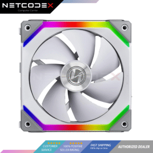 Lian Li Uni Fan SL120 A-RGB White PC Case Fan UF-SL120-1W (No controller included)