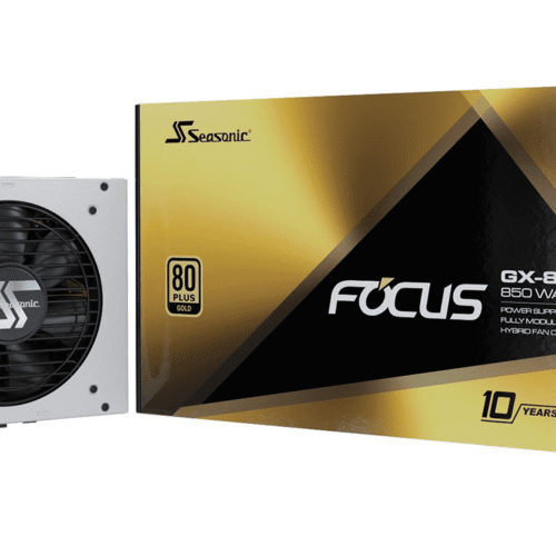 Seasonic FOCUS GX-850 WHITE Gold SSR-850FX 850W 80+ Gold ATX12V & EPS12V Full Modular 120mm FDB Fan Compact 140 mm Size 850 Power Supply