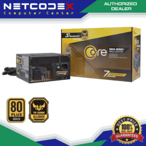 Seasonic CORE GOLD GM-650 TUF Alliance Semi Modular PC Power Supply 80 Plus 80PLUS Gold 650 Watt GM 650 TUF Gaming SSR-650LM