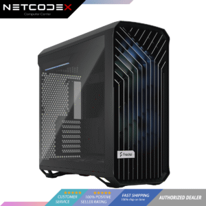 Fractal Design Torrent TG RGB Black (with Updated Fan Hub v1.1) E-ATX Tempered Glass Window High-Airflow Mid Tower Computer Case FD-C-TOR1A-04