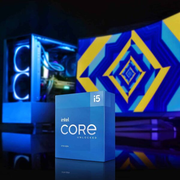 Intel Core i5-11600K Desktop Processor 6 Cores up to 4.9 GHz Unlocked LGA1200 (Intel® 500 Series & Select 400 Series Chipset) 125W i5 11600K