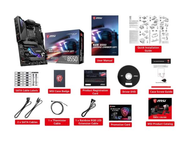 46ebc636412aa499bce9997bd684ca16.jpg MSI MPG B550 Gaming Carbon WiFi Gaming Motherboard (AMD AM4, DDR4, PCIe 4.0, SATA 6Gb/s, Dual M.2, USB 3.2 Gen 2, HDMI/DP, Wi-Fi 6 AX, ATX, AMD Ryzen 5000 Series Processors)