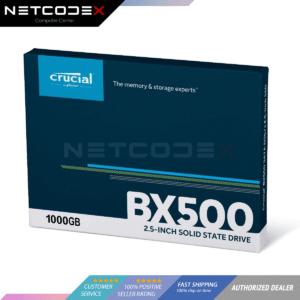 Crucial BX500 1TB 3D NAND SATA 2.5-Inch Internal SSD, up to 540MB/s - CT1000BX500SSD1 - 3 years Manufacturer's Warranty