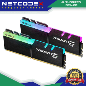 G.Skill Trident Z RGB Series 16GB 3600mhz CL18 (2 x 8GB) 288-Pin SDRAM PC4-28800 DDR4 3600 CL18-22-22-42 1.35V Dual Channel Desktop Memory Model F4-3600C18D-16GTZR