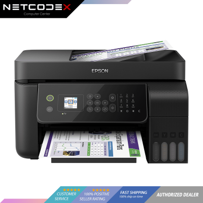 Epson L5190 Wi-Fi All-in-One Ink Tank Printer with ADF | Print, scan, copy, fax | 5190...