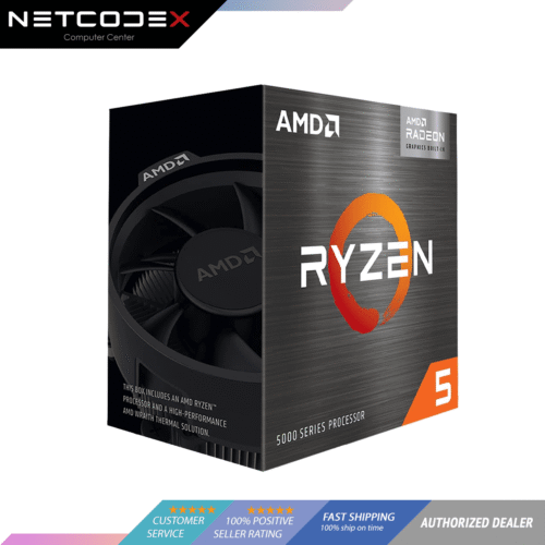 AMD Ryzen 5 5600G 6-Core 12-Thread Boxed Desktop Processor with Radeon Graphics AM4 - 100-100000252BOX
