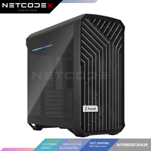 Fractal Design Torrent Compact Black TG Dark Tempered Glass High-Airflow ATX Computer Case - ‎FD-C-TOR1C-01