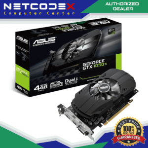 ASUS GeForce GTX 1050 Ti 4GB PHOENIX Fan Edition DVI-D HDMI DP 1.4 Gaming Graphics Card 1050Ti PH-GTX1050Ti-4G
